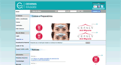 Desktop Screenshot of cefarma.com.br